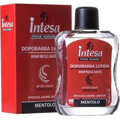 تصویر افتر شیو اینتسا منتول حجم 100 میل مدل intesa Lotion Mentolo After Shave Refreshing 