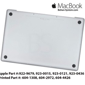 تصویر قاب کف لپ تاپ Apple Macbook Air A1465 دست دوم-باز شده از روی دستگاه