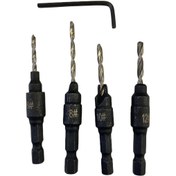 تصویر مته خزينه مدادى مدل 40 مجموعه 4 عددی 