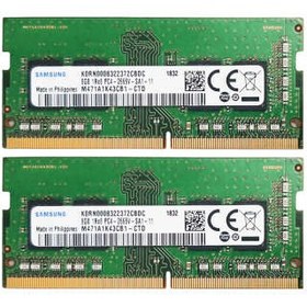 تصویر رم لپ‌تاپ DDR4 دو کاناله 2400 مگاهرتز CL17 سامسونگ مدل 1Rx8 ظرفیت 16 گیگابایت 