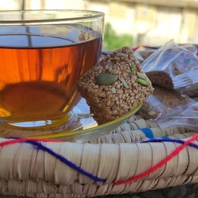 تصویر کنجد عسلی دو آتیشه(1800 گرم) سنتی کنجد بار دزفول 