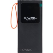 تصویر پاوربانک (PD و فست شارژ) Fownix 22.5W 20000mAh - مشکی POWER BANK