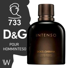 تصویر ادکلن مردانه کد 733 بارگلو 50 میل رایحه پور هوم اینتنسو از دولچه گابانه POUR HOMMEINTENSO (Dolce & Gabanna)