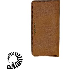 تصویر کیف پول وموبایل چرم 