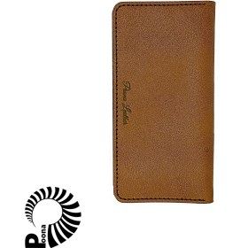 تصویر کیف پول وموبایل چرم 