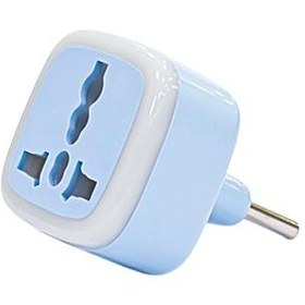 تصویر تبدیل دو شاخه برق فرحان مدل F10 تایمر دار 