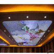 تصویر آسمان مجازی چاپی طرح آنجل (سقف کشسان چاپی) 