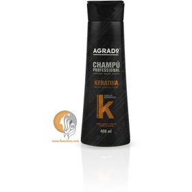 تصویر شامپو مو آگرادو حاوی کراتین 400 میلی لیتر Agrado Keratin Shampoo