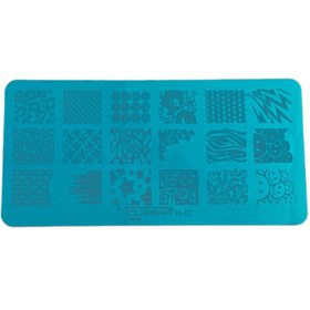 تصویر شابلون فلزی ناخن کد N02 