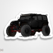 تصویر استیکر/ برچسب ماشین 1 