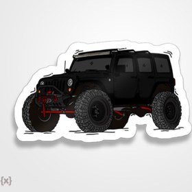 تصویر استیکر/ برچسب ماشین 1 