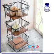 تصویر جا سیب زمینی و پیاز 3 طبقه کاوه 