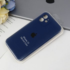 تصویر قاب محافظ لنزدار سیلیکونی زیربسته iPhone 12 Siliconi Cover Case For iPhone 12