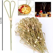 تصویر خلال بامبو فینگرفود خارجی طرح قلب 12 سانت 