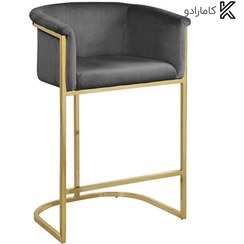 تصویر صندلی اپن دورن - ۷۰ سانتی متر / نقره‌ای / دایاموند dorne stool bar