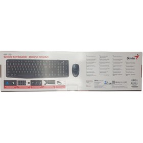 تصویر کیبورد و ماوس جنیوس مدل KM-170 Genius KM-170 Wire Keyboard and Mouse