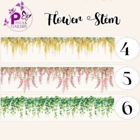 تصویر پک واشی ریسه گل6عددی - 5 