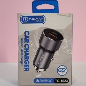 تصویر شارژر فندکی توربو شارژ TC-1023 TRICAT 