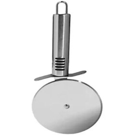 تصویر پیتزا بر استیل 