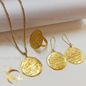 تصویر نیم سرویس سکه اشرفی قاجاری طلا 