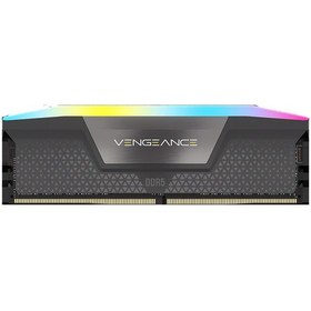 تصویر رم کورسیر مدل VENGEANCE RGB 64GB Dual 5600MHz CL40 DDR5 Corsair VENGEANCE RGB 64GB Dual 5600MHz CL40 DDR5 Desktop RAM