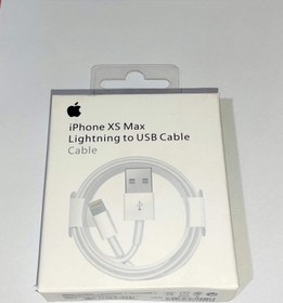 تصویر کابل شارژر ایفون مدل XS MAX LIGHTNING TO USB CABLE 