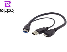 تصویر کابل هارد USB3.0 دو طرفه مدل 004 