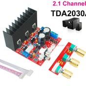 تصویر آمپلی فایر استریو TDA2030A با خروجی Subwoofer 