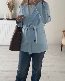 تصویر کت کرپ Royal (آبی) 