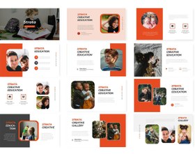 تصویر دانلود قالب پاورپوینت آموزشی مدرن و خلاق 