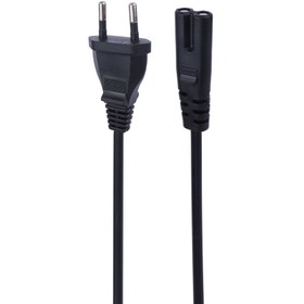 تصویر کابل برق دوپین BT-07 2Pin 1.5m BT-07 2Pin 1.5m Power Cable