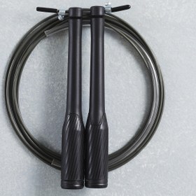 تصویر طناب ورزشی دمیوس - دکتلون Domyos Adjustable Steel Jump Rope - Black 