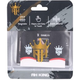 تصویر انگشتی عرقگیر دستکش بازی AH King سیلور مدل S3s 