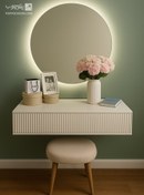 تصویر میز آرایش دیواری مدل آرنیکا از MDF 