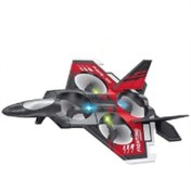 تصویر اسباب بازی کنترلی مدل جت پروازی طرح شارژی کد 17 