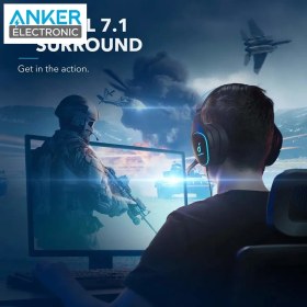 تصویر هدفون بی سیم انکر مدل Anker SoundCore strike 3 A3830 Anker Gaming Headset Strike A3830