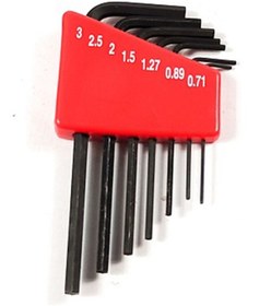 تصویر آچار آلن کوتاه واستر تایوان مدل VASTER VH030 (مجموعه 7 عددی) Folding Hex Key