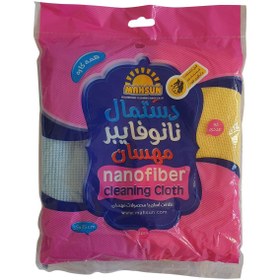 تصویر دستمال دو عددی مهسان مدل 20142 Mahsun 20142 Nanofiber 2pcs Handkerchief