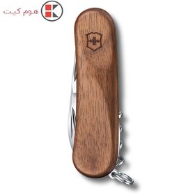 تصویر چاقو وابزار چندکاره ویکتورینوکس چوبی Victorinox_Evo Wood 10_2.3801.63 