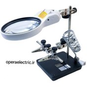 تصویر گیره مونتاژ فوق حرفه ای+لامپ+زره بین 