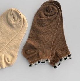تصویر جوراب مچ تور دار 