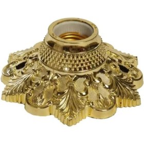 تصویر سرپیچ طرح دار طلایی 