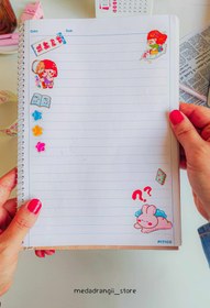 تصویر سینا / چسب واشی / طرح دار / 4 تایی / 627 