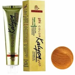 تصویر رنگ مو کد 730-8 (Te7) رنگ چای عسلی حجم 125 میل کالیون Kalyon hair color, code 730-8 (Te7) , volume 125 ml, honey tea color