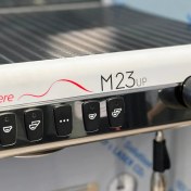 تصویر اسپرسوساز دو گروپ جیمبالی مدل M23 تال کاپ تمام اتوماتیک ساخت ایتالیا - مشکی براق 