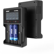 تصویر شارژر باتری اکستار مدل VC4SL هوشمند ۴ شیار 