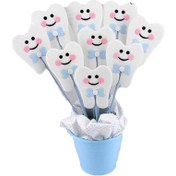 تصویر گیفت دندونی نمدی پایه دار 