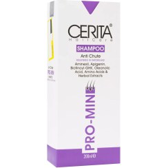 تصویر شامپو ضد ریزش سریتا پرومین مناسب انواع مو Cerita shampoo for all hairs Pro Min anti chute 200ml