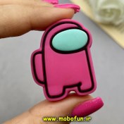 تصویر محافظ کابل آیفون مدل سیلیکونی برجسته طرح 