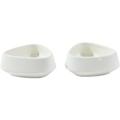 تصویر پیاله مدل سرامیکی مثلثی مجموعه ۲ عددی 